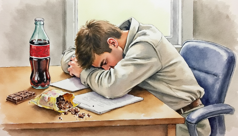 Zucker macht müde
