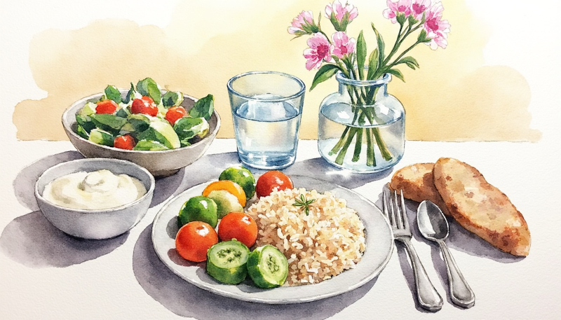 Gesunde Mahlzeit. Aufbautage nach Fastenanleitung