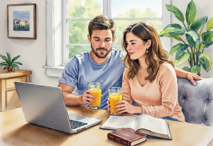 Onlinefasten zu Hause