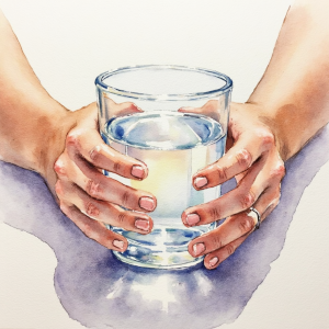 buchinger Fasten Glas Wasser